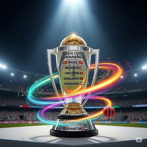 Asia Cup Winners & Runners List of All-Time