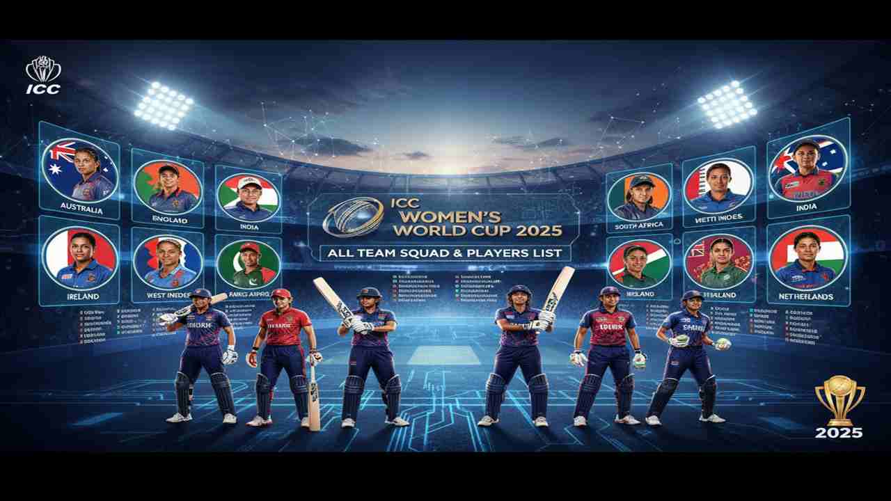 ICC Women’s Cricket World Cup 2025 All Team Squad and Players List