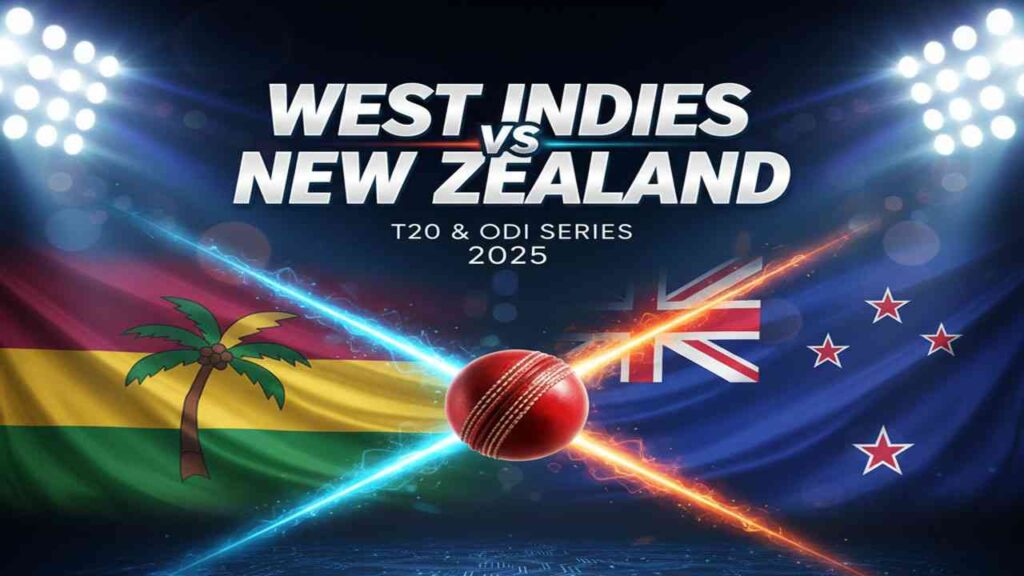 West Indies vs New Zealand 2025 Live Streaming, WI vs NZ